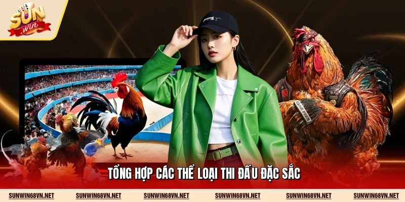 Đá Gà Sunwin - Sảnh Cược Kịch Tính Và Đẳng Cấp Năm 2026 11 Sunwin Tổng hợp các thể loại thi đấu đặc sắc